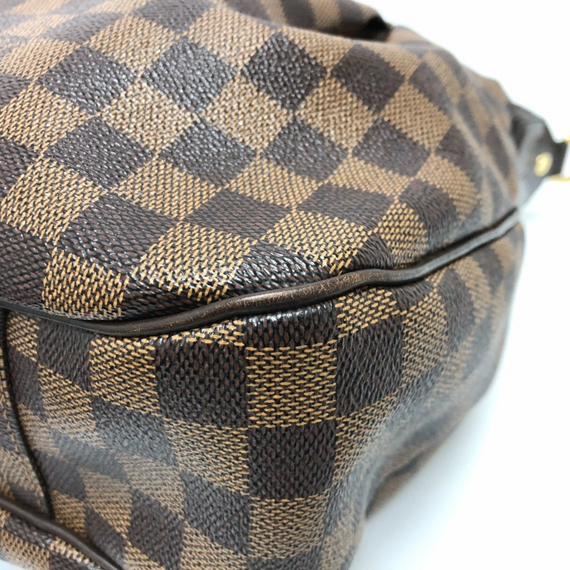 Louis Vuitton Ebene Galle Damier Canvas Handbag (Pre-Owned)