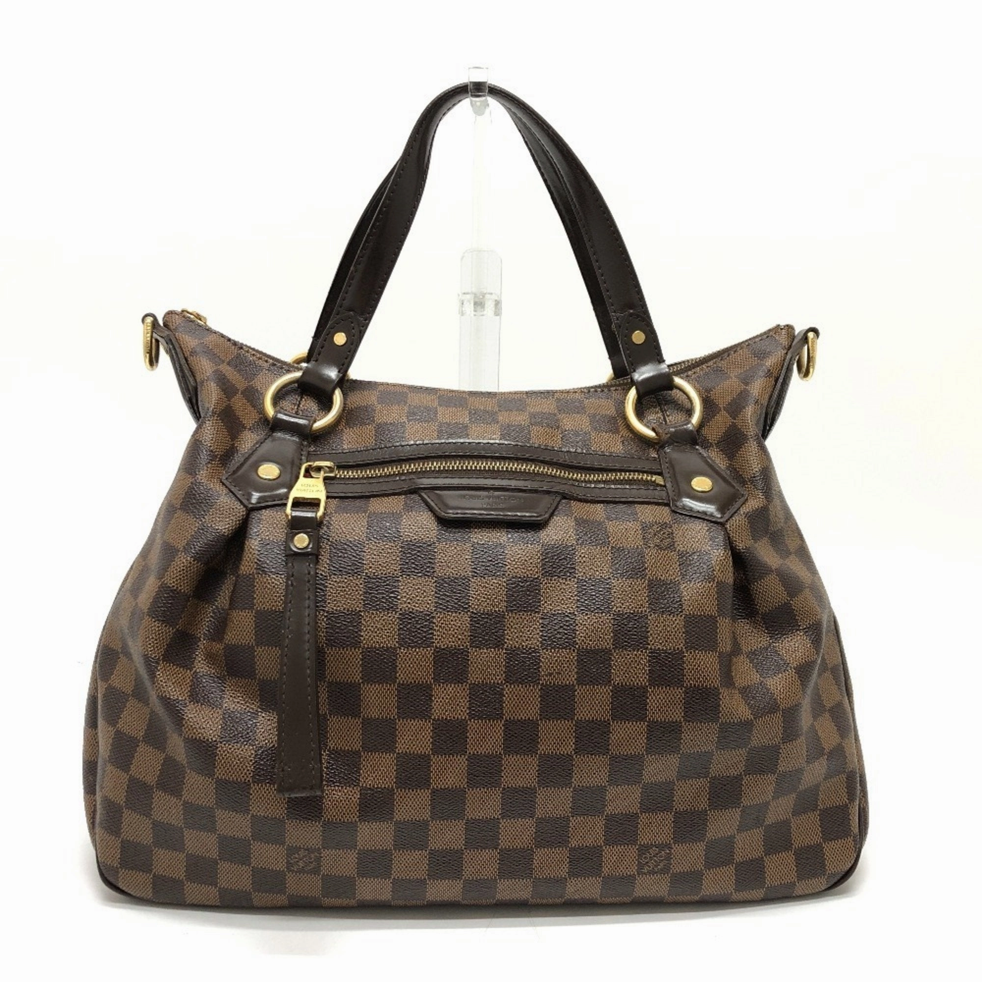 Louis Vuitton Ebene Galle Damier Canvas Handbag (Pre-Owned)