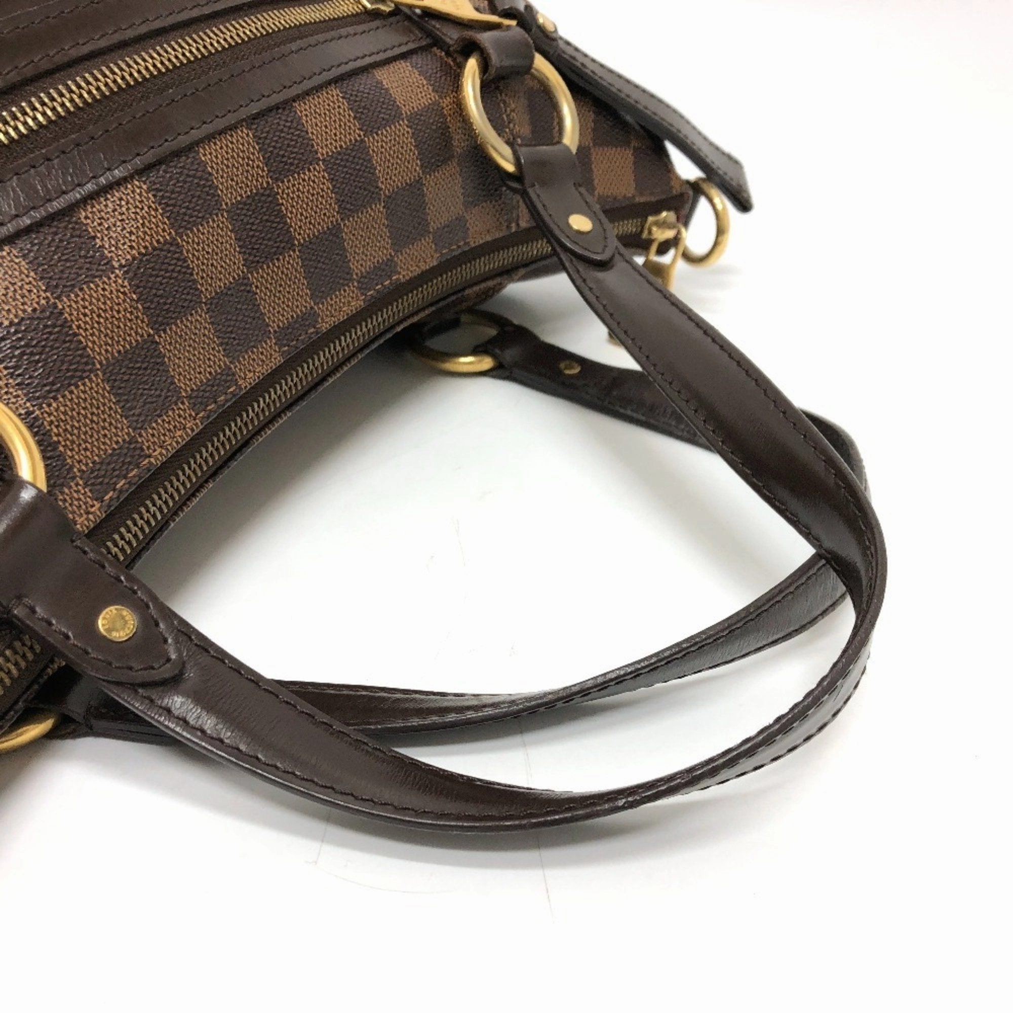 Louis Vuitton Ebene Galle Damier Canvas Handbag (Pre-Owned)