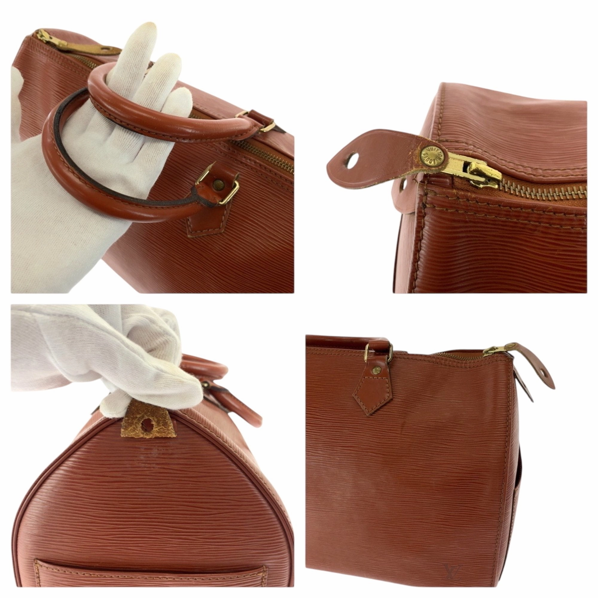 Louis Vuitton Epi Leather Boston Bag Handbag (Pre-Owned)
