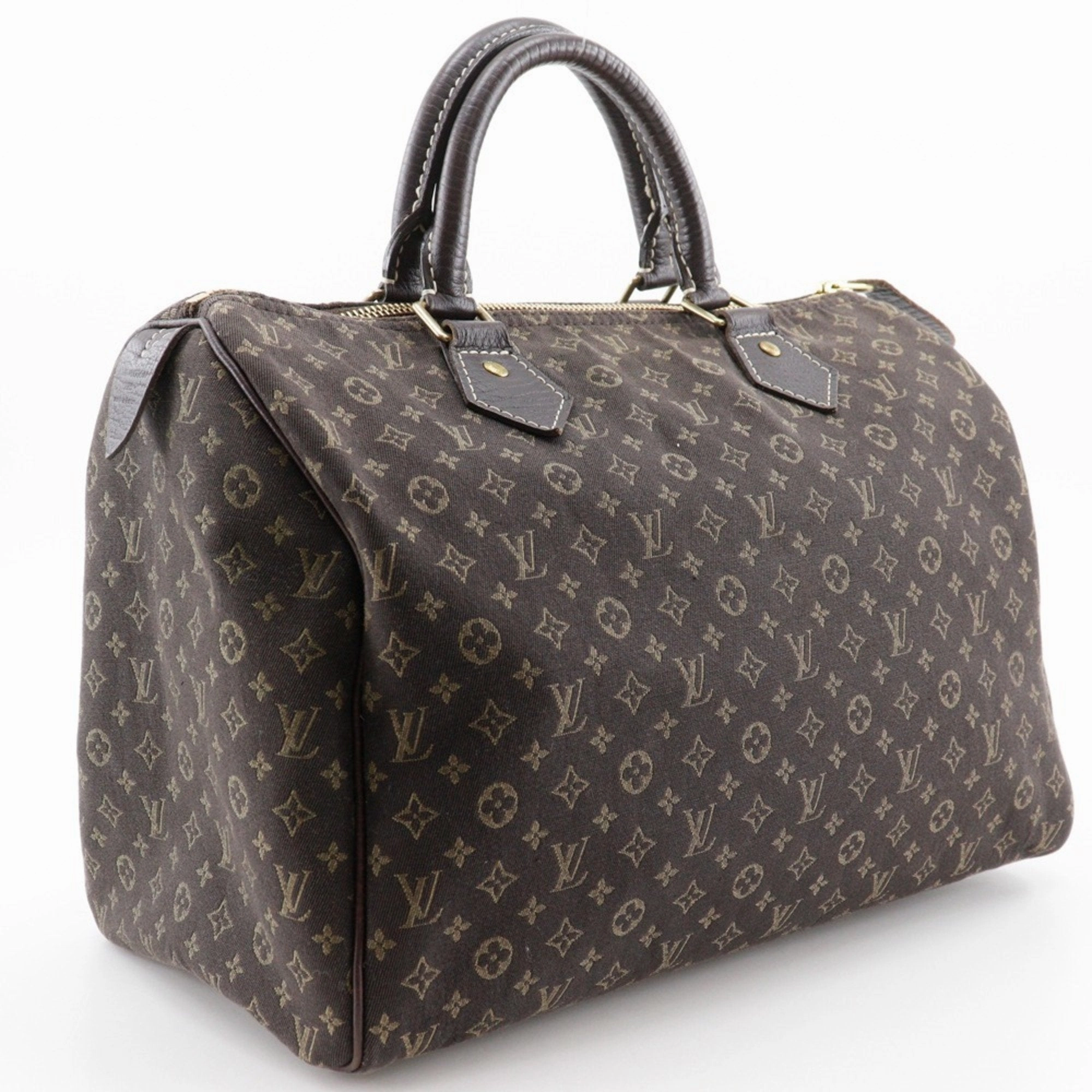 Louis Vuitton Monogram Mini Lin Ebene Monogram Mini Lin Handbag (Pre-Owned)