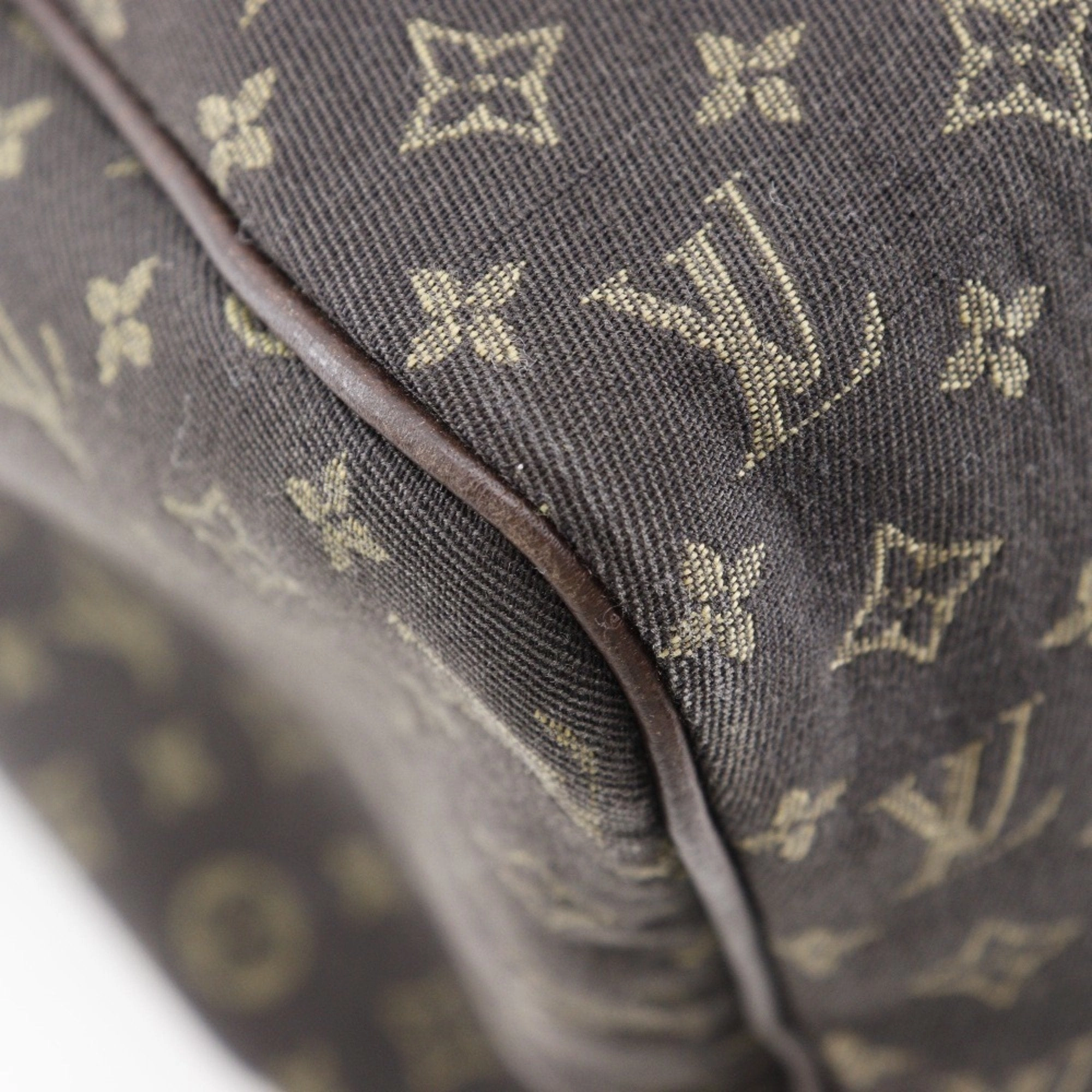 Louis Vuitton Monogram Mini Lin Ebene Monogram Mini Lin Handbag (Pre-Owned)