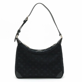 Louis Vuitton Monogram Noir Monogram Satin Handbag Pouch (Pre-Owned)