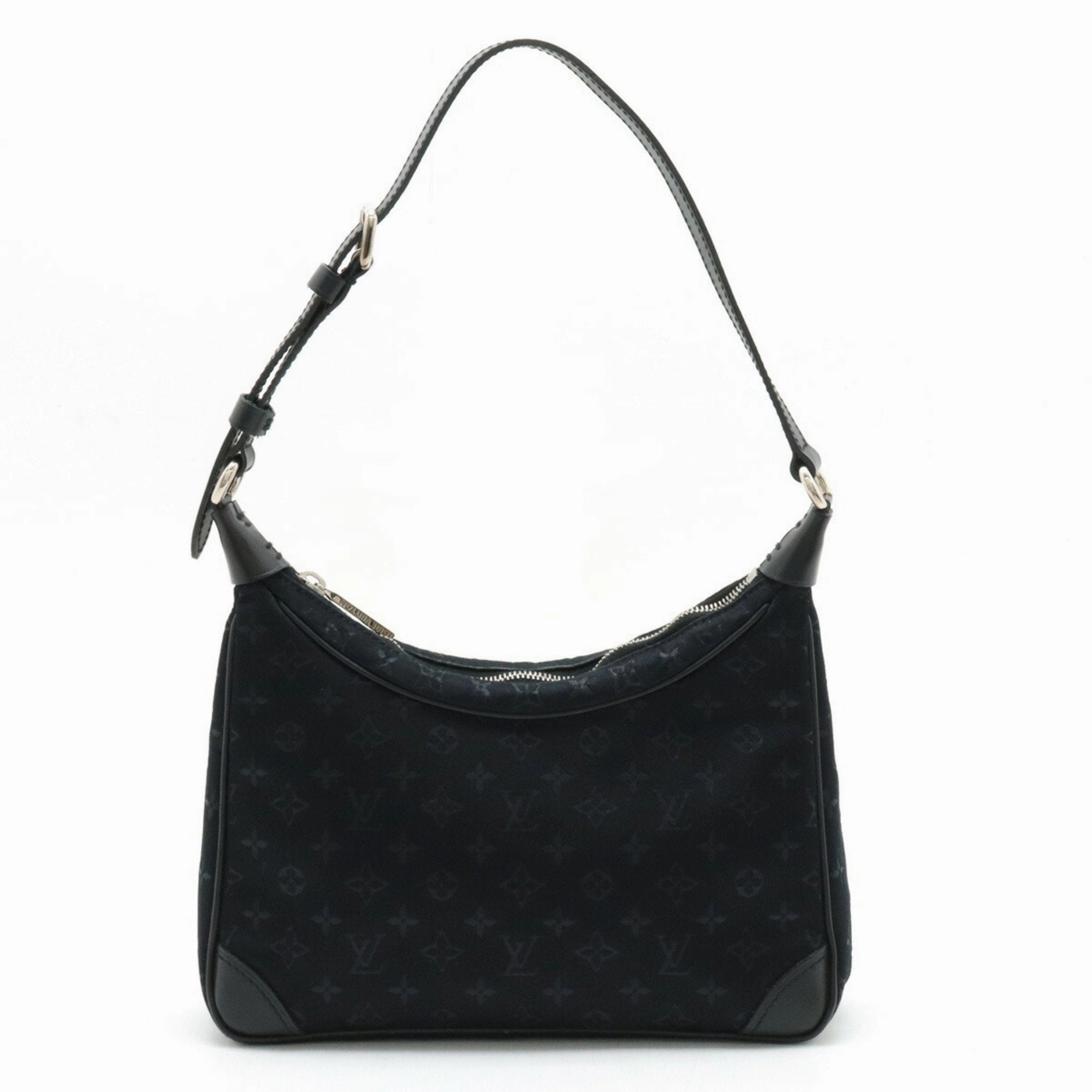 Louis Vuitton Monogram Noir Monogram Satin Handbag Pouch (Pre-Owned)