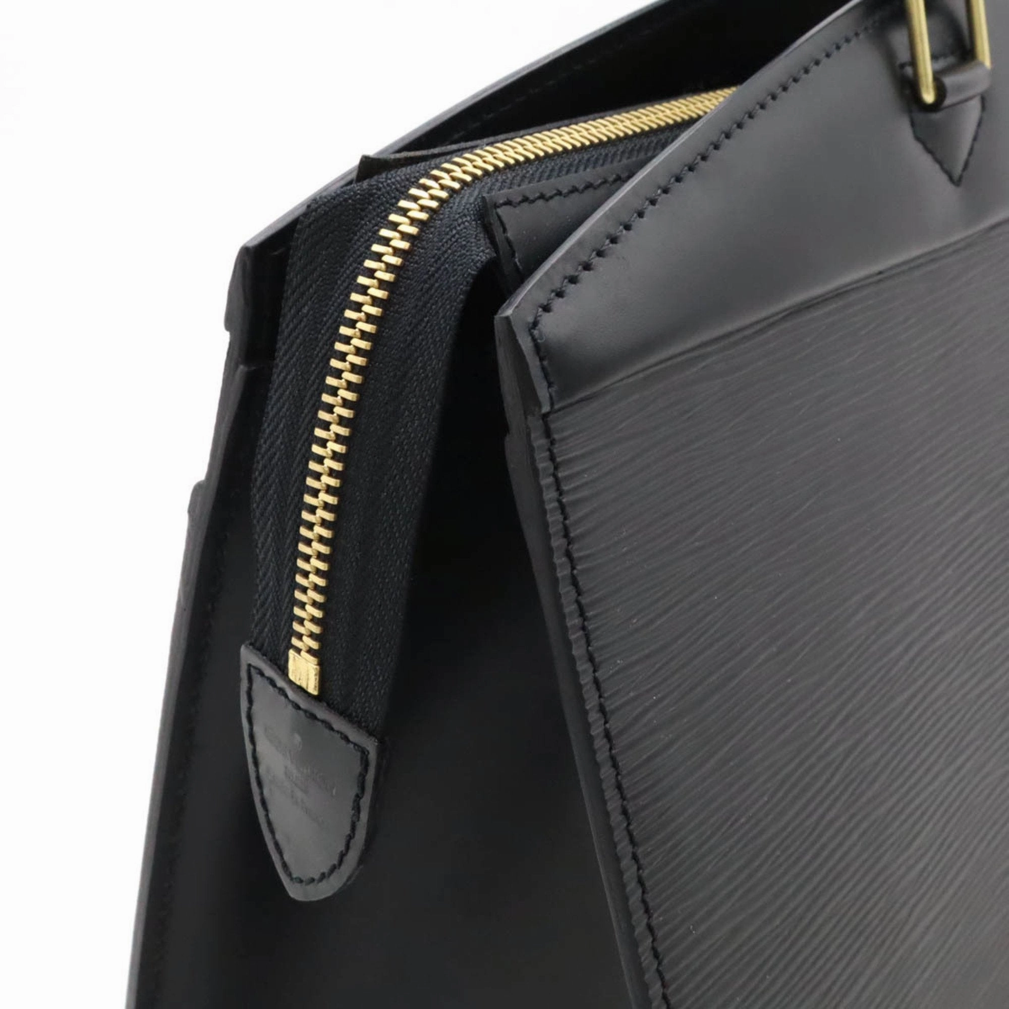Louis Vuitton Noir Epi Leather Handbag (Pre-Owned)