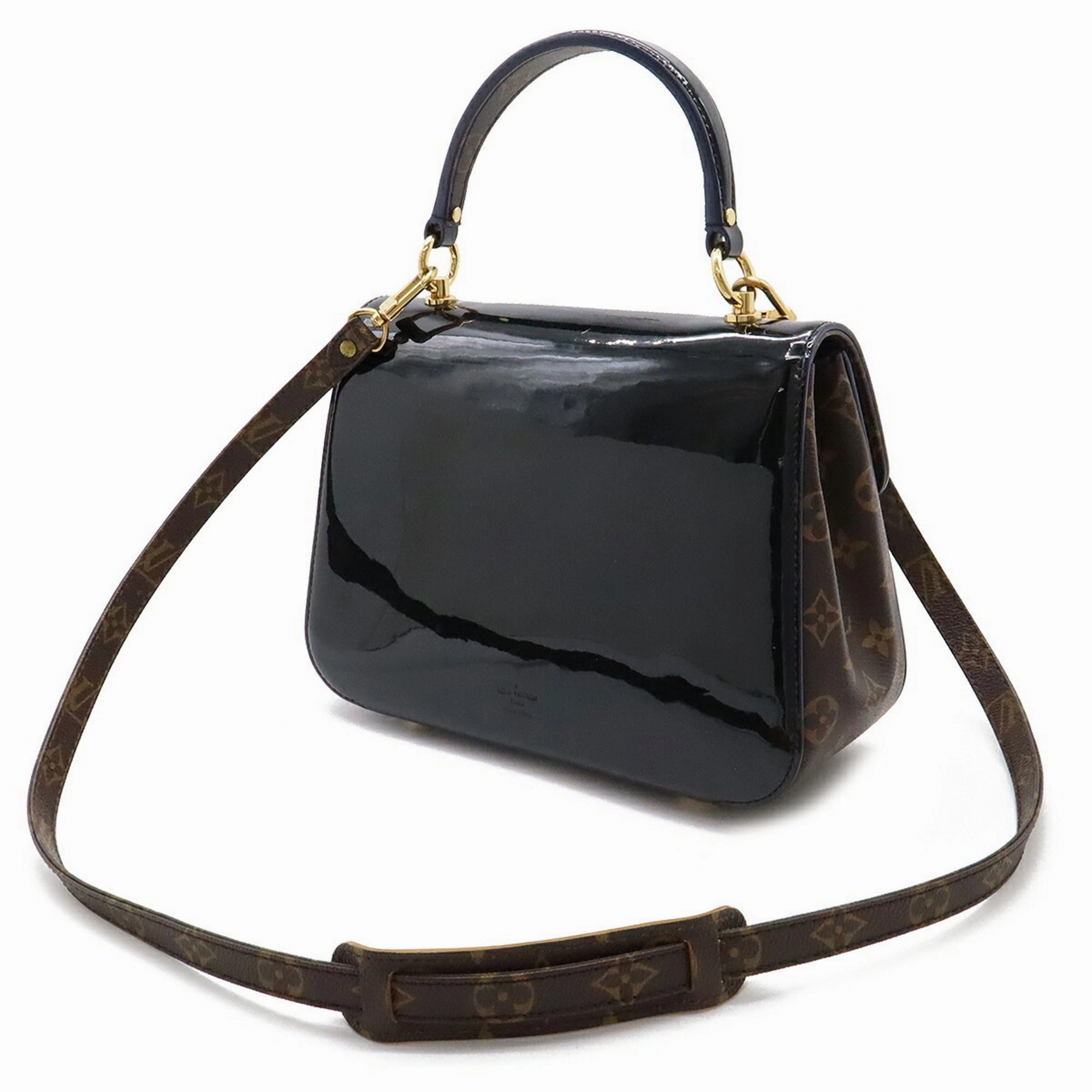 Louis Vuitton Noir Epi Leather Monogram Handbag (Pre-Owned)