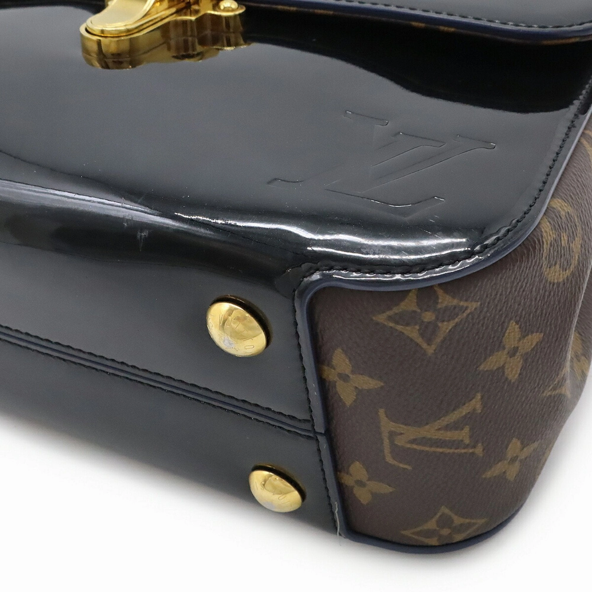 Louis Vuitton Noir Epi Leather Monogram Handbag (Pre-Owned)
