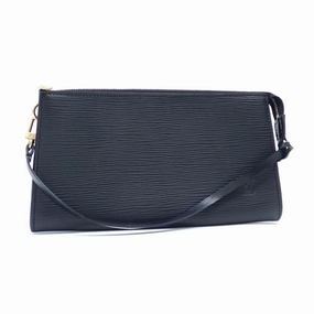 Louis Vuitton Noir Epi Leather Pochette Pouch (Pre-Owned)