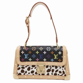 Louis Vuitton  Noir Monogram colore Leather Handbag (Pre-Owned)