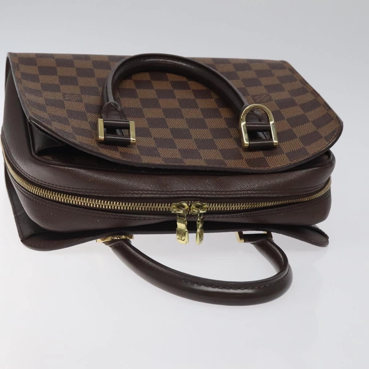 Louis Vuitton Triana Canvas Handbag (Pre-Owned)