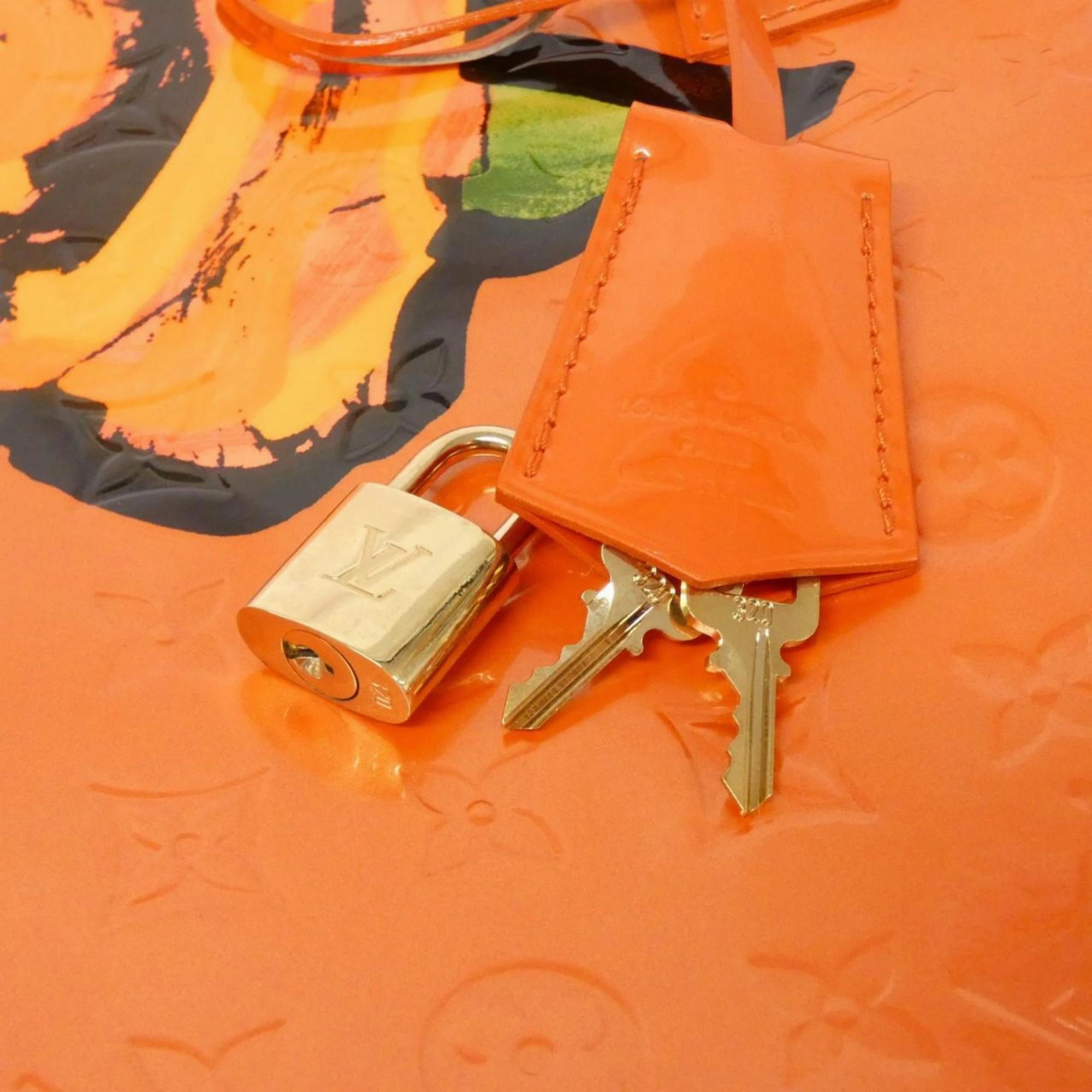 Louis Vuitton Vernis Monogram Rose Sunset Monogram Vernis Handbag (Pre-Owned)