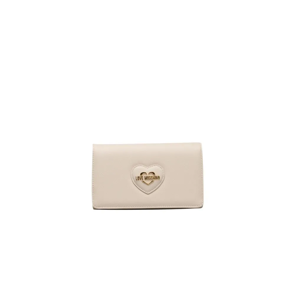 Love Moschino Beige Polyethylene Women Crossbody
