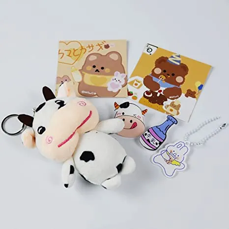 Lovely Pastel Rucksack With Kawaii Pin And Cute Accessories