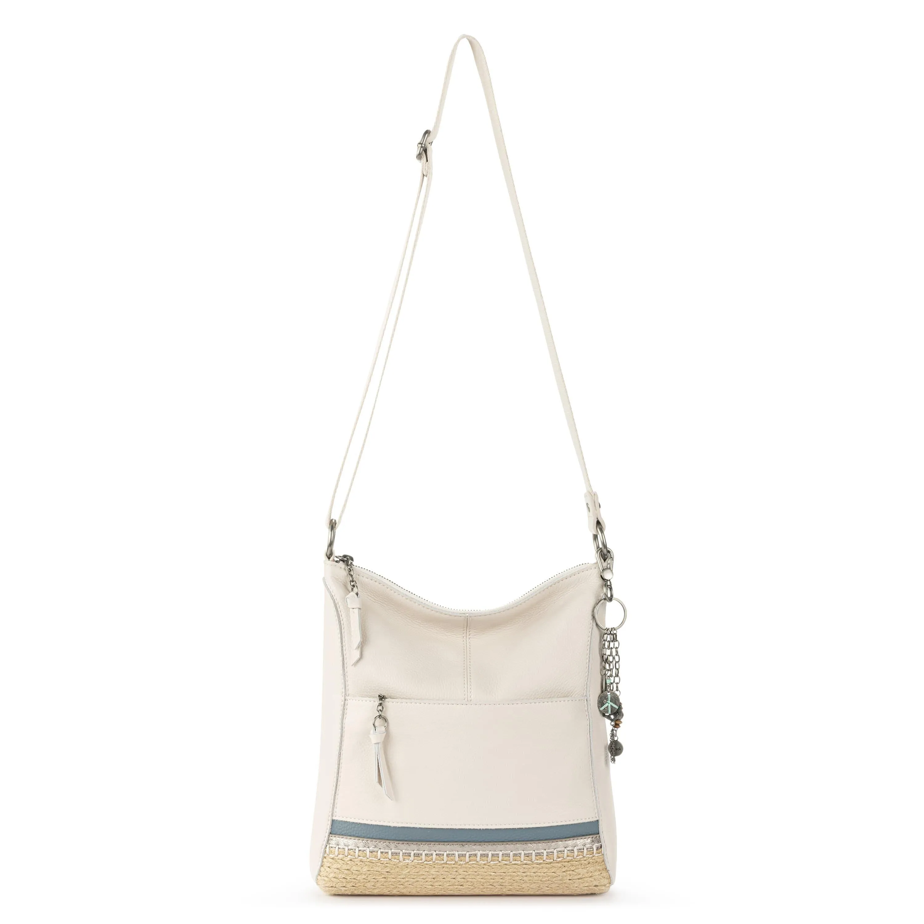 Lucia Crossbody - Leather - Coastal Block Espadrille
