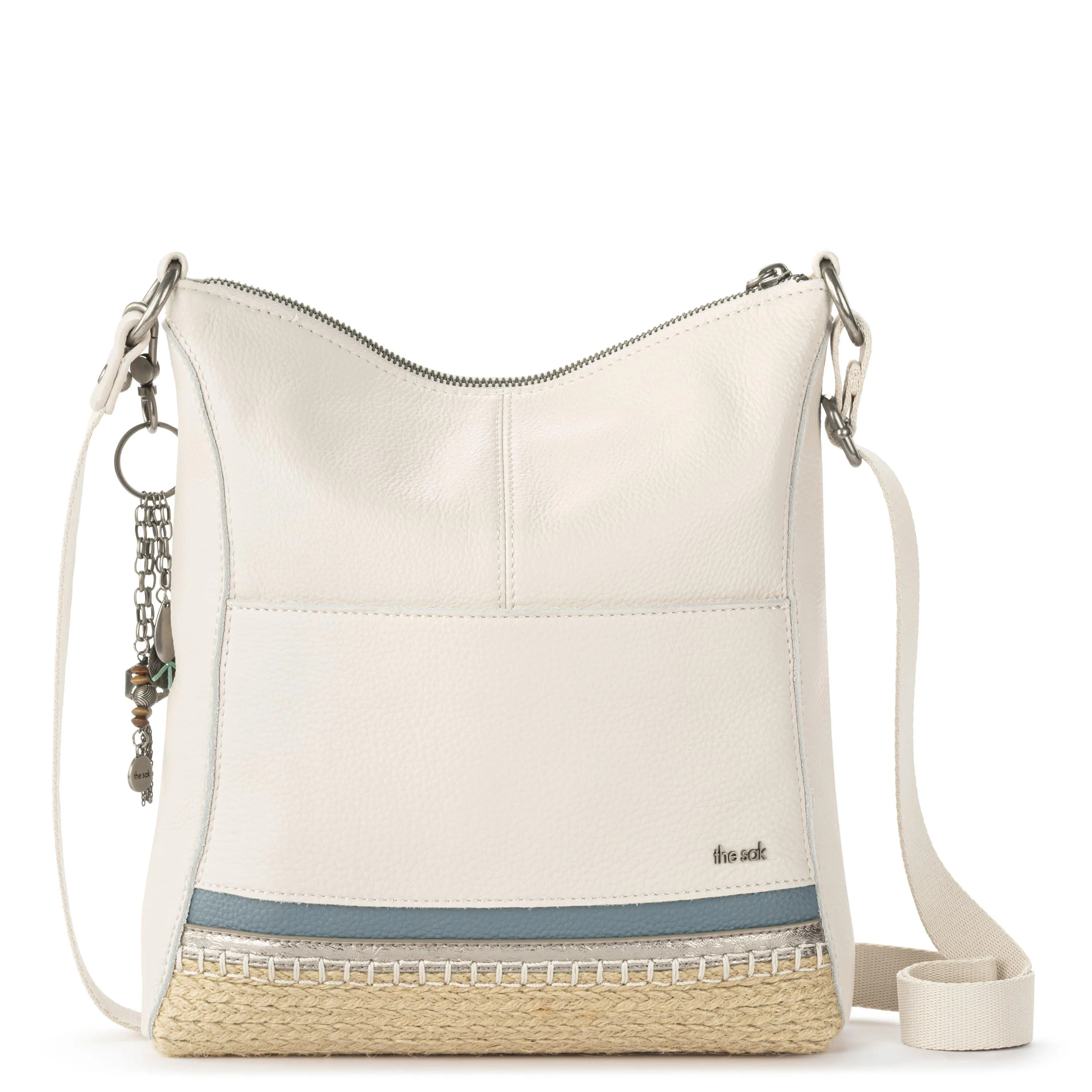 Lucia Crossbody - Leather - Coastal Block Espadrille