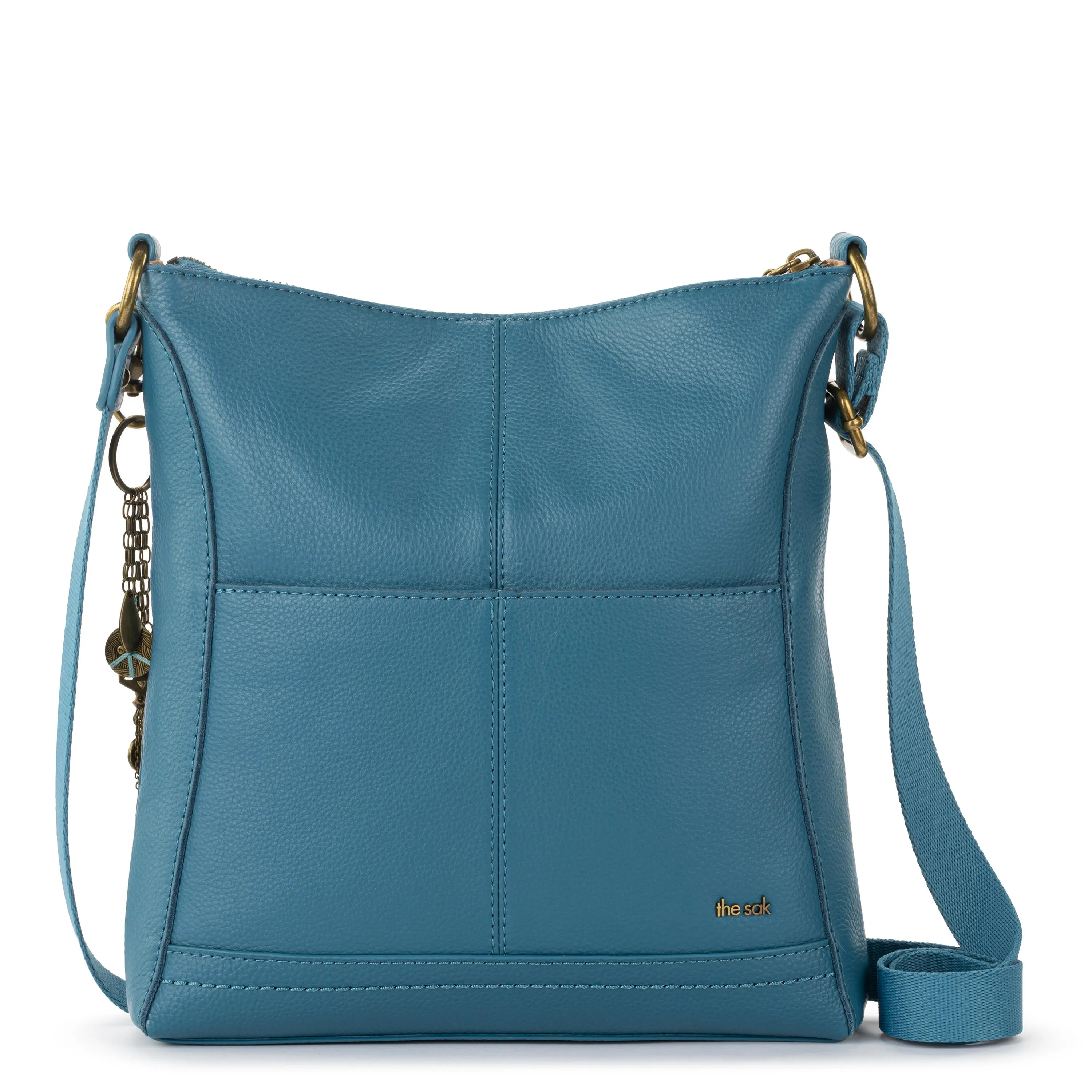 Lucia Crossbody - Leather - Lagoon Stitch