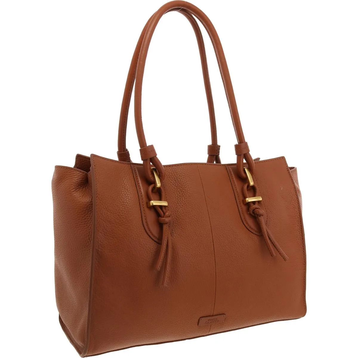 Maecy Womens Pebbled Leather Tote Handbag