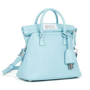 Maison Margiela Light Blue Leather Crossbody Bag