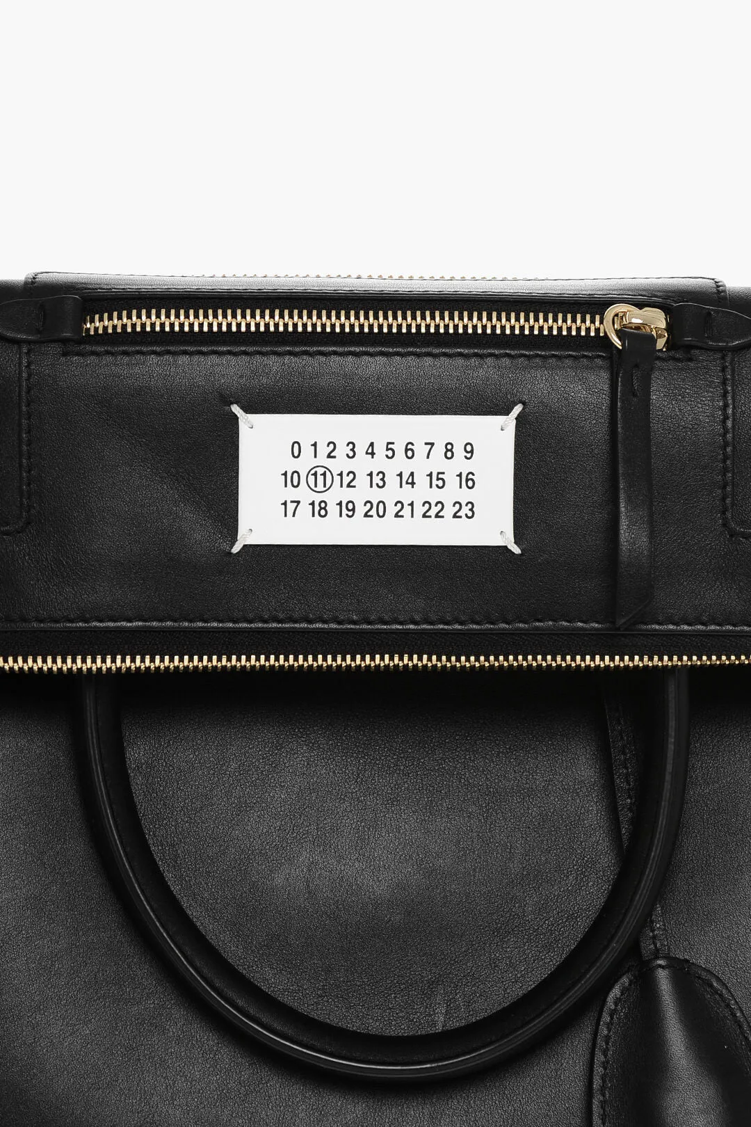 Maison Margiela Mm11 Leather 5Ac Tote Bag With Removable Shoulder Strap