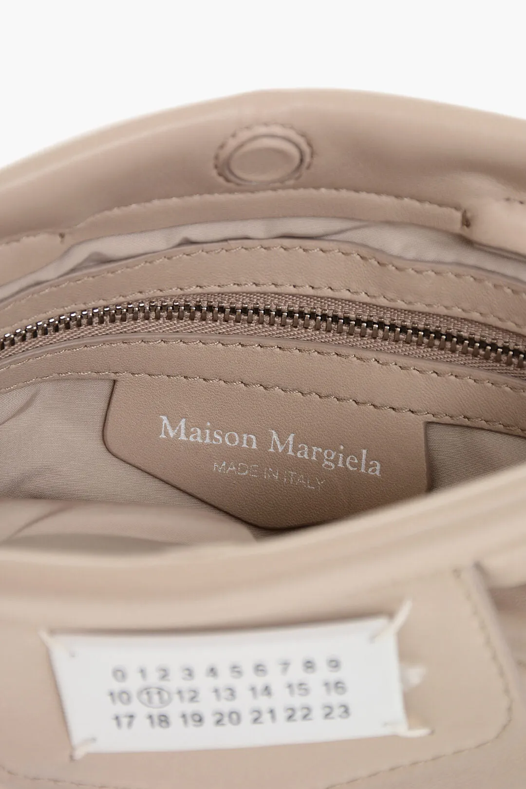 Maison Margiela Mm11 Quilted Leather Glam Slam Crossbody Bag With Magnetic C