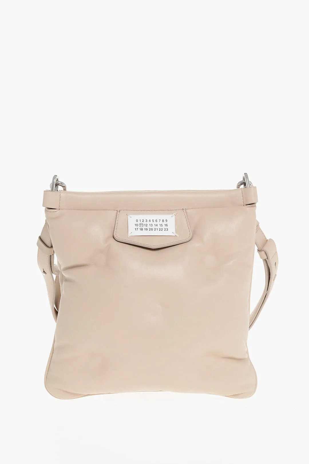 Maison Margiela Mm11 Quilted Leather Glam Slam Crossbody Bag With Magnetic C