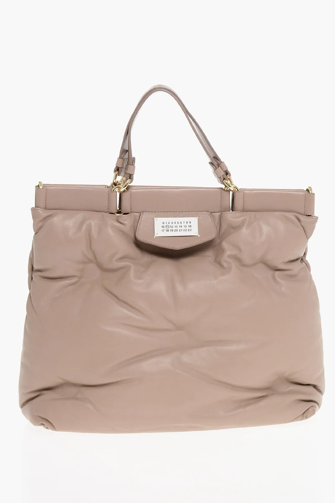 Maison Margiela Mm11 Quilted Leather Glam Slam Tote Bag