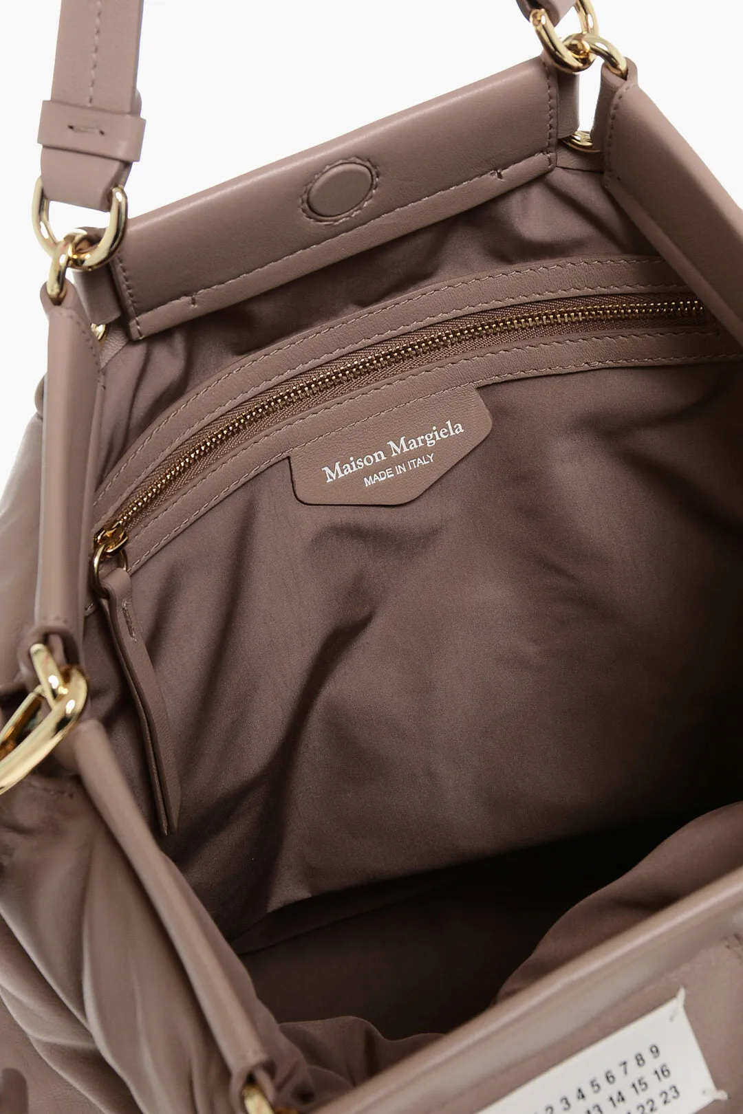 Maison Margiela Mm11 Quilted Leather Glam Slam Tote Bag
