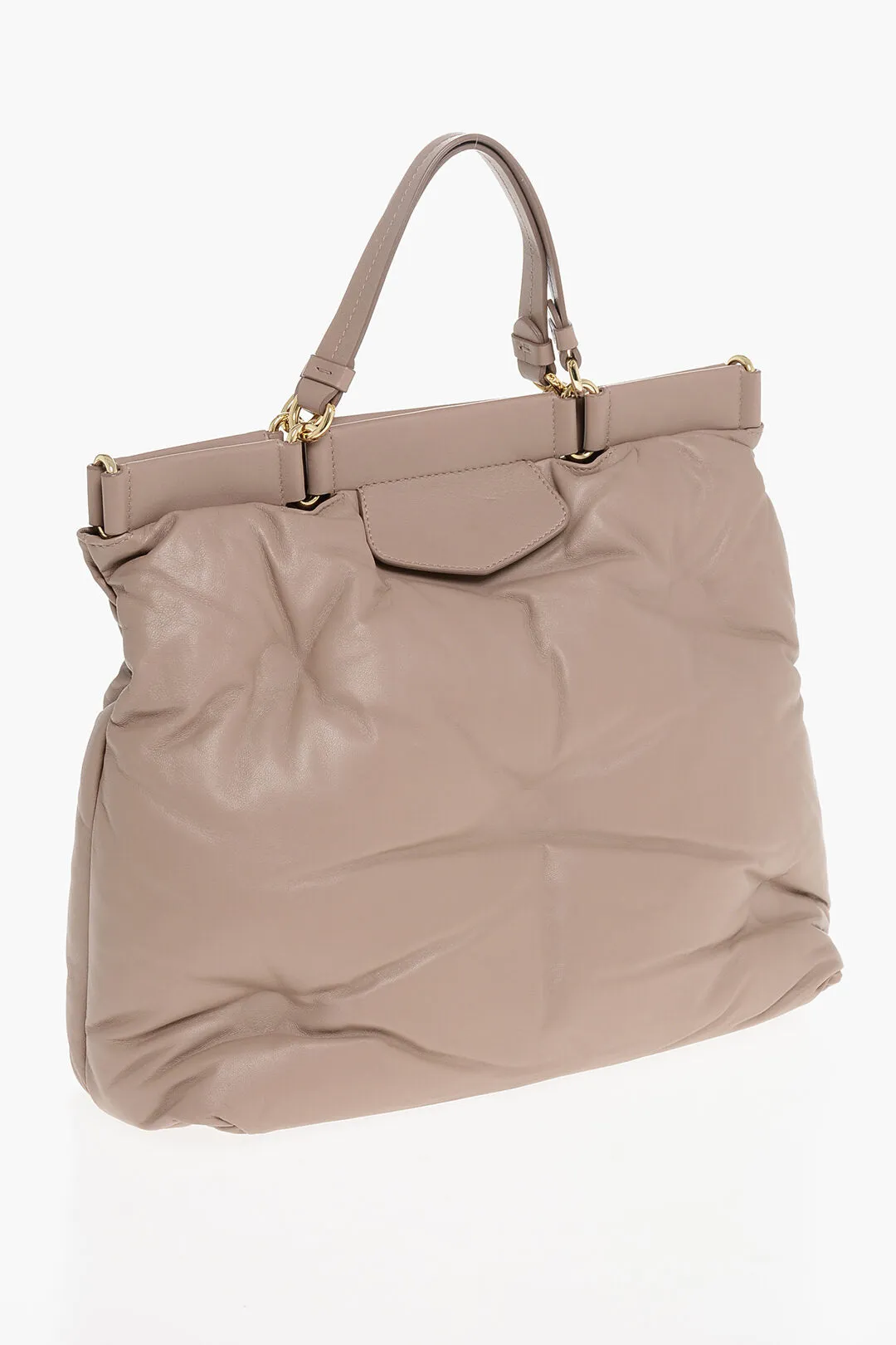 Maison Margiela Mm11 Quilted Leather Glam Slam Tote Bag