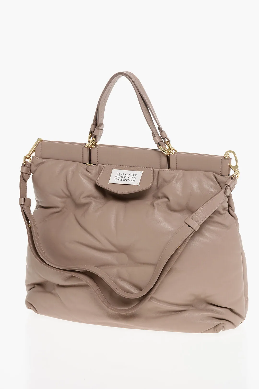Maison Margiela Mm11 Quilted Leather Glam Slam Tote Bag