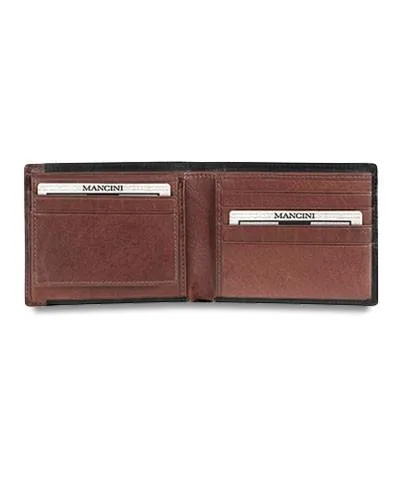 Mancini CASABLANCA Collection Mens Billfold with Removable Passcase (RFID Secure)