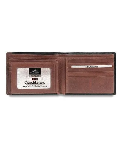 Mancini CASABLANCA Collection Mens Billfold with Removable Passcase (RFID Secure)