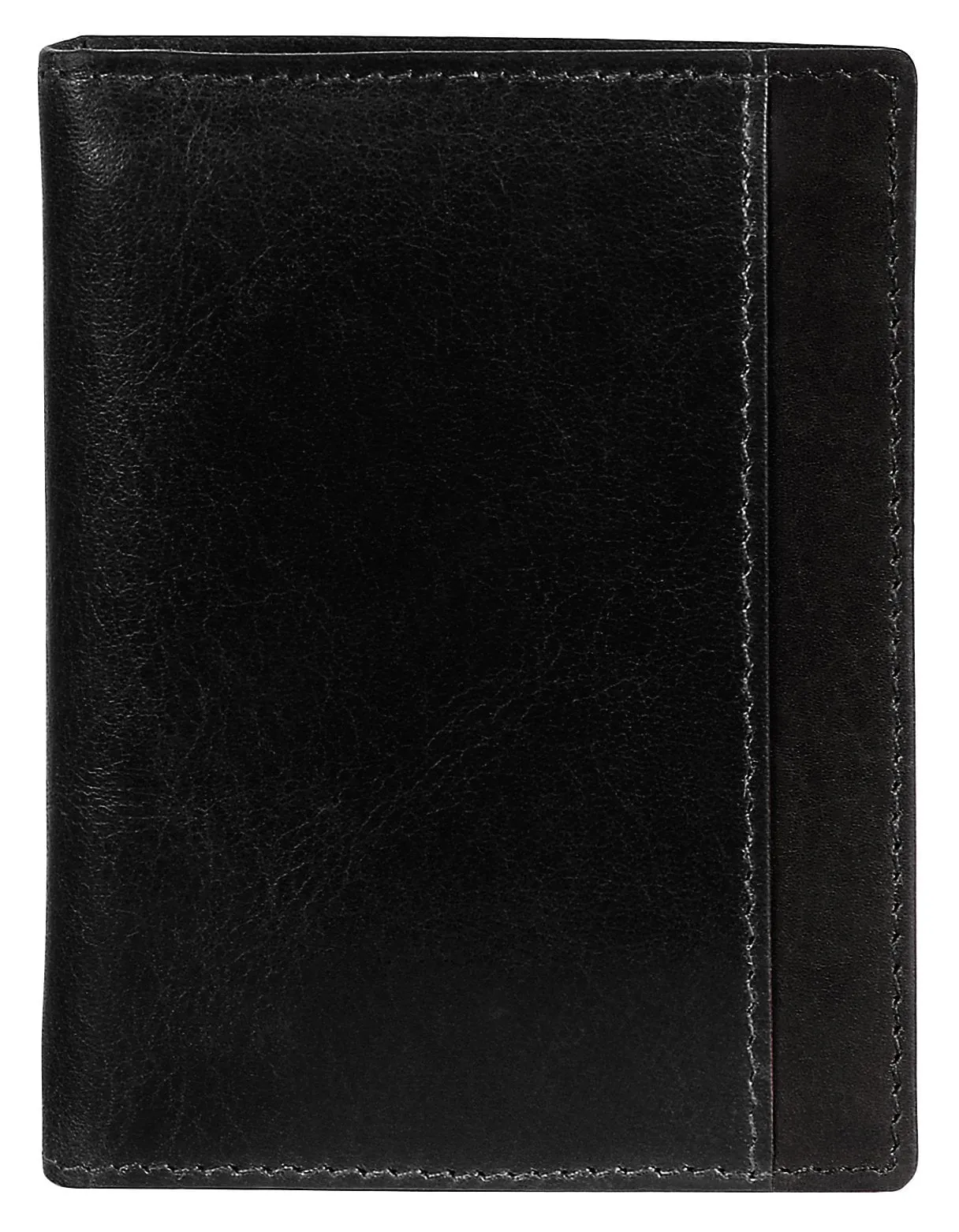 Mancini CASABLANCA Collection Mens Unique Vertical Wing Wallet (RFID Secure)