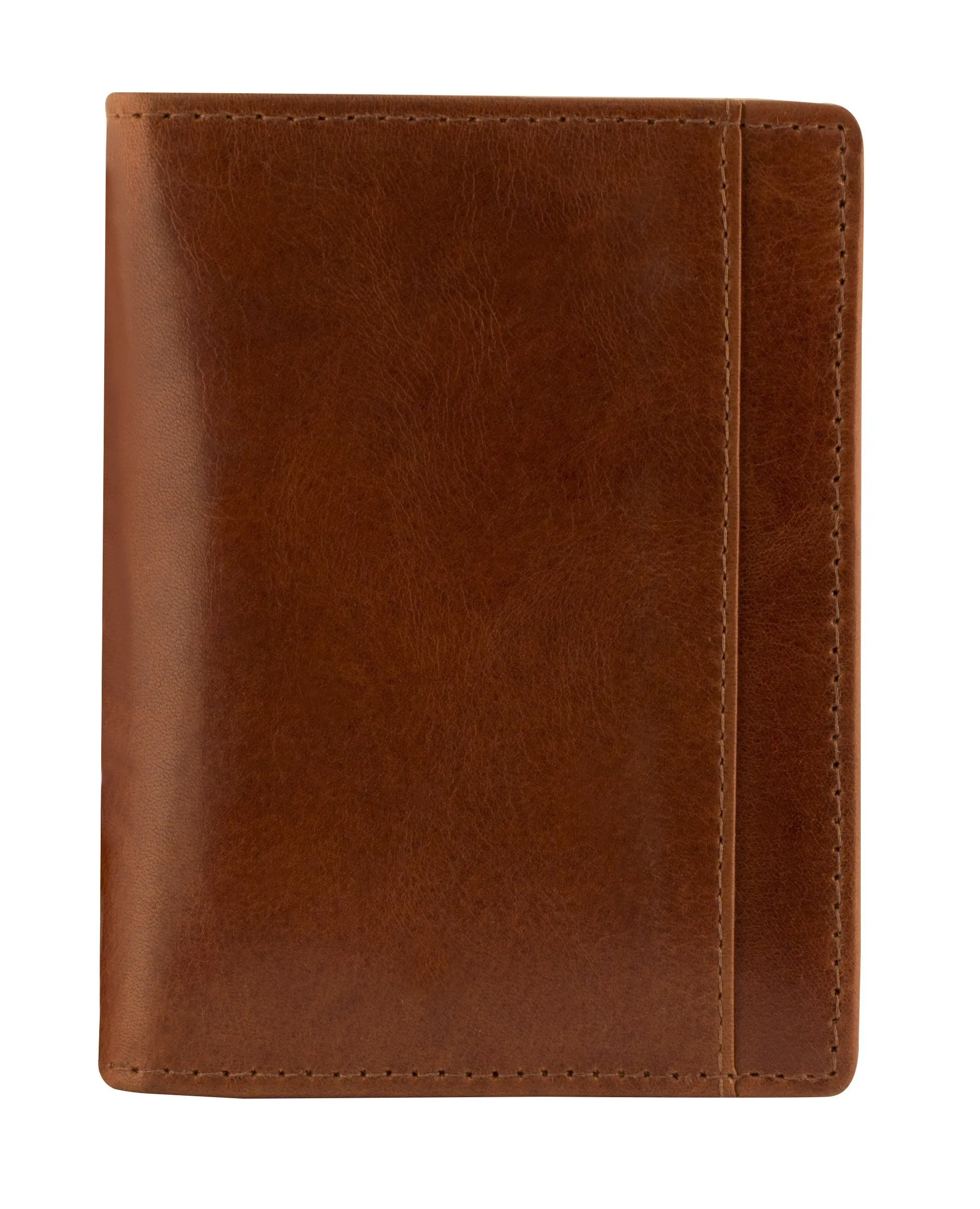 Mancini CASABLANCA Collection Mens Unique Vertical Wing Wallet (RFID Secure)