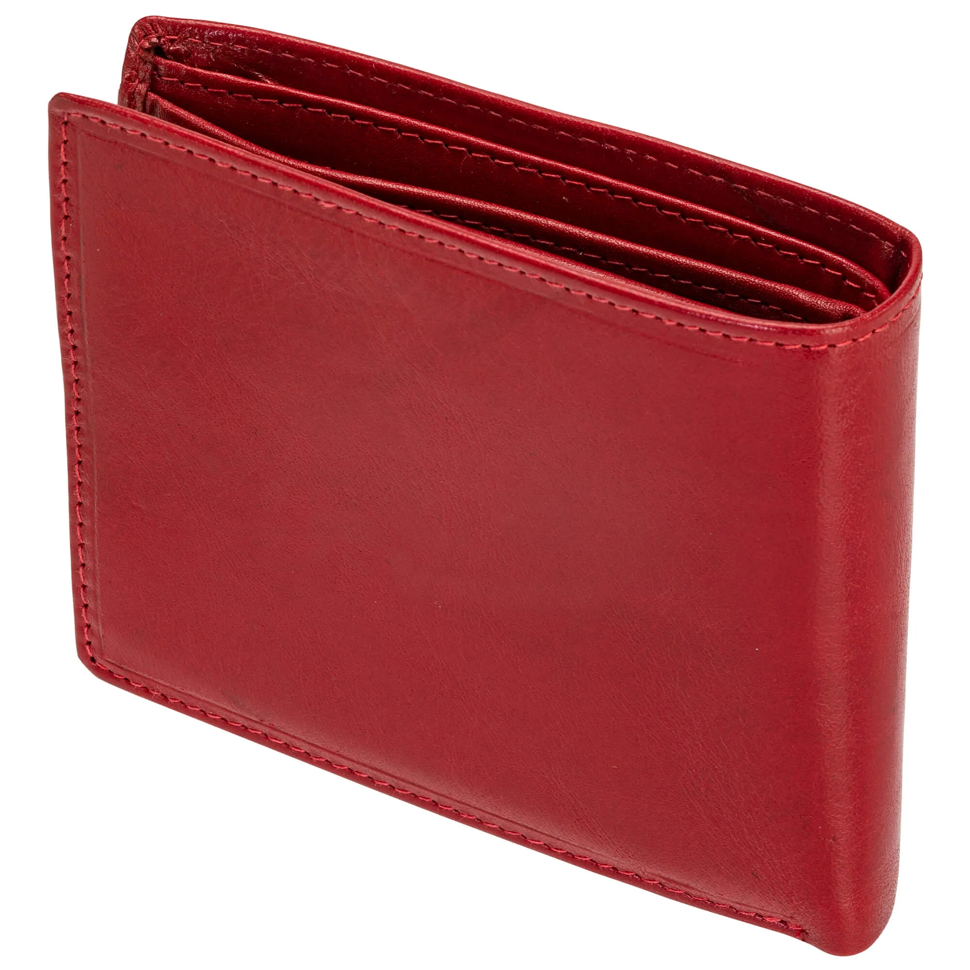 Mancini EQUESTRIAN-2 Mens RFID Secure Center Wing Wallet with Coin Pocket