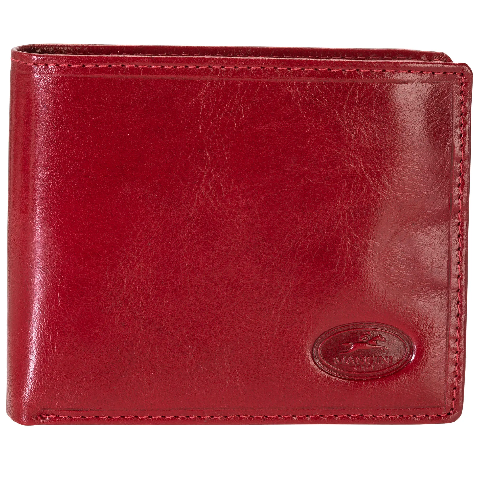 Mancini EQUESTRIAN-2 Mens RFID Secure Center Wing Wallet with Coin Pocket