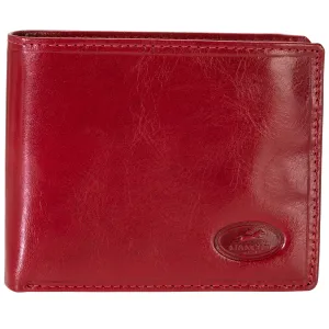 Mancini EQUESTRIAN-2 Mens RFID Secure Center Wing Wallet with Coin Pocket