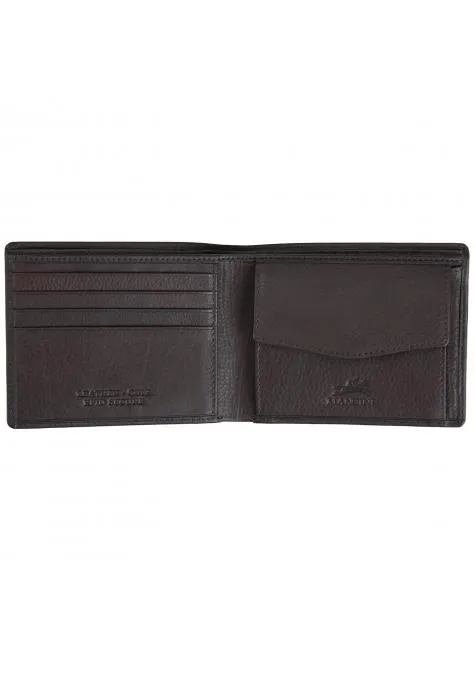 Mancini MONTERREY Mens RFID Secure Wallet With Coin Pocket