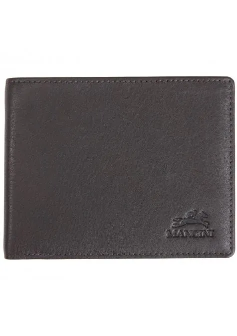 Mancini MONTERREY Mens RFID Secure Wallet With Coin Pocket
