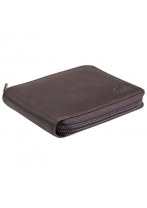 Mancini MONTERREY Mens Zippered Wallet With Removable Passcase