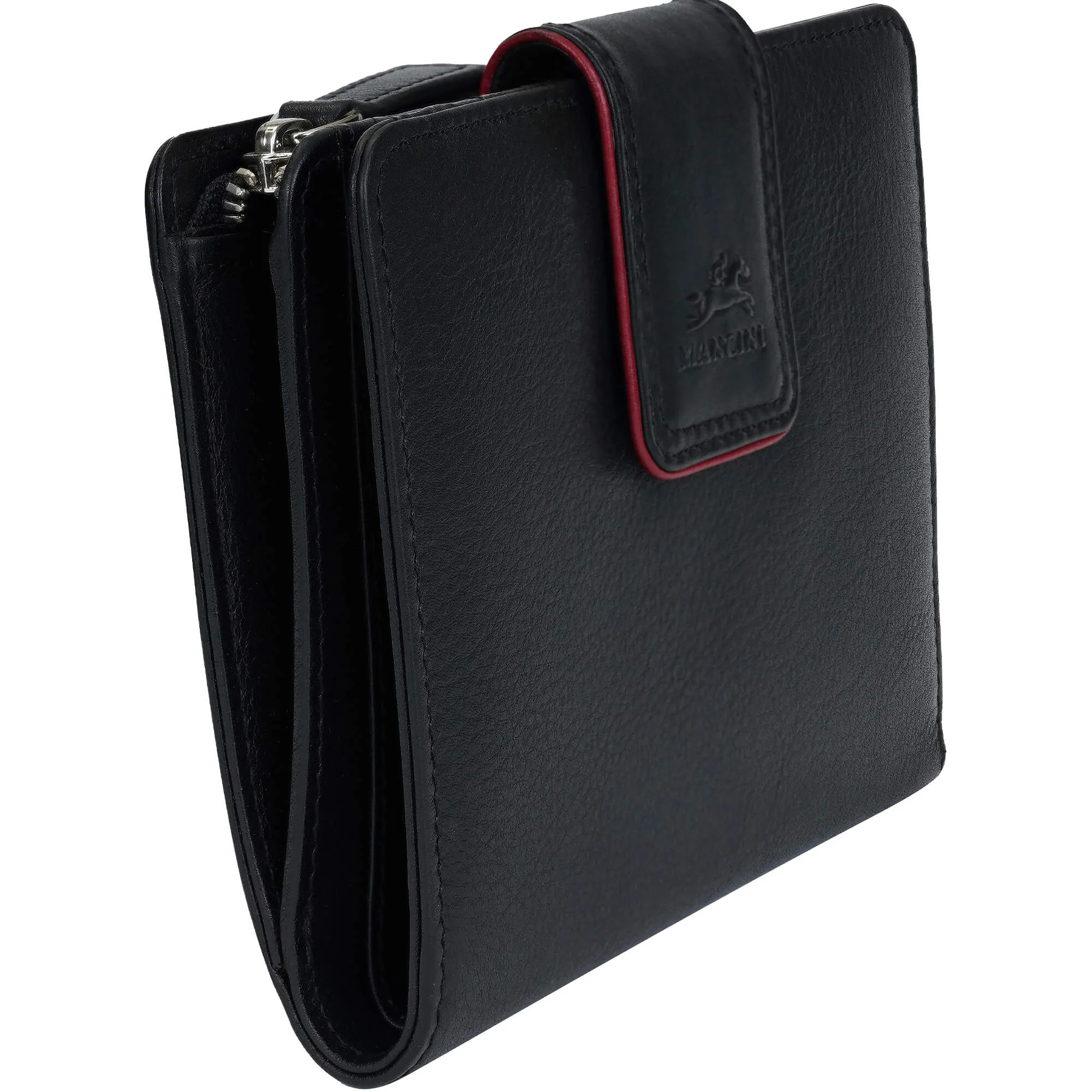 Mancini Sonoma Womens Medium Clutch Wallet with Enhanced RFID Protection