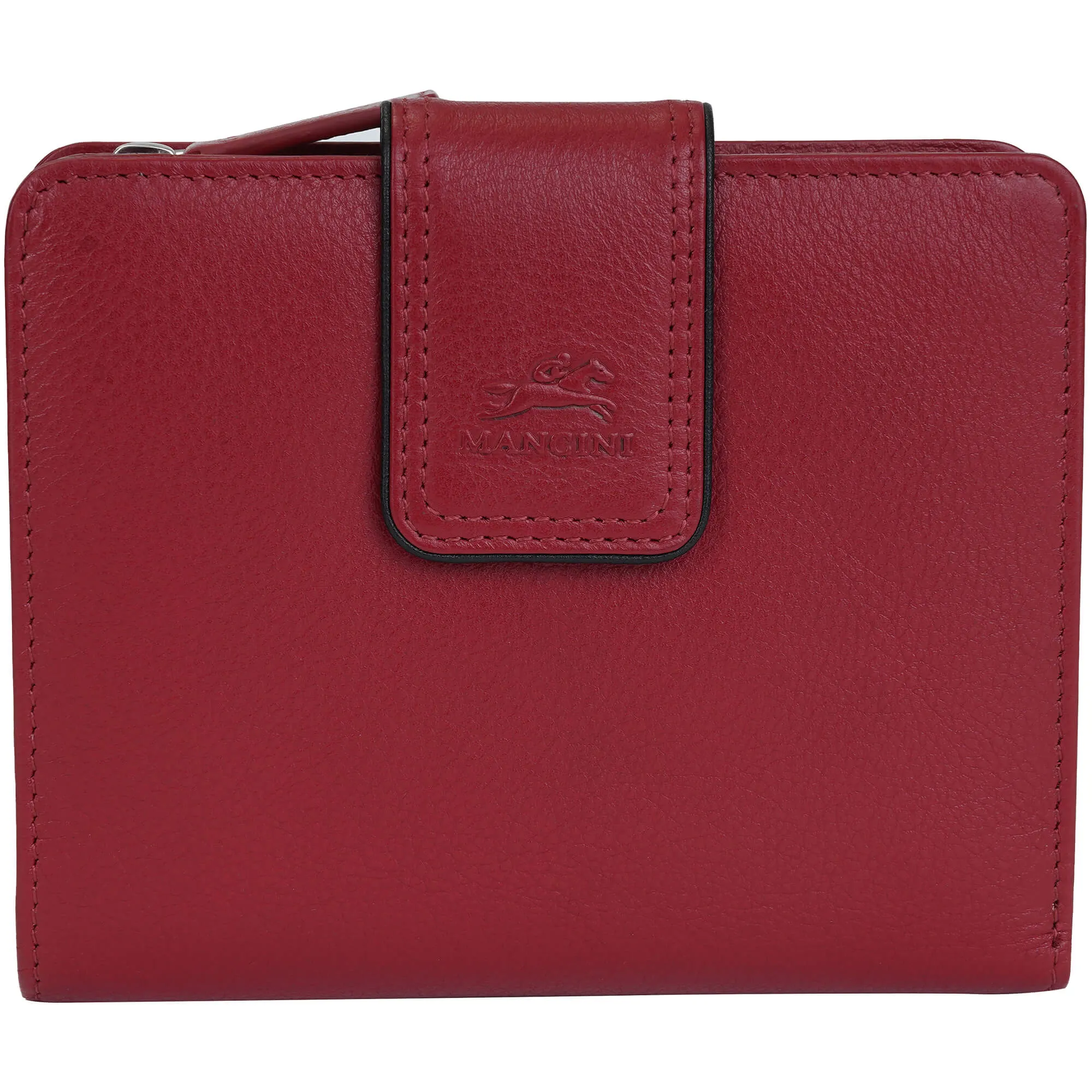 Mancini Sonoma Womens Medium Clutch Wallet with Enhanced RFID Protection