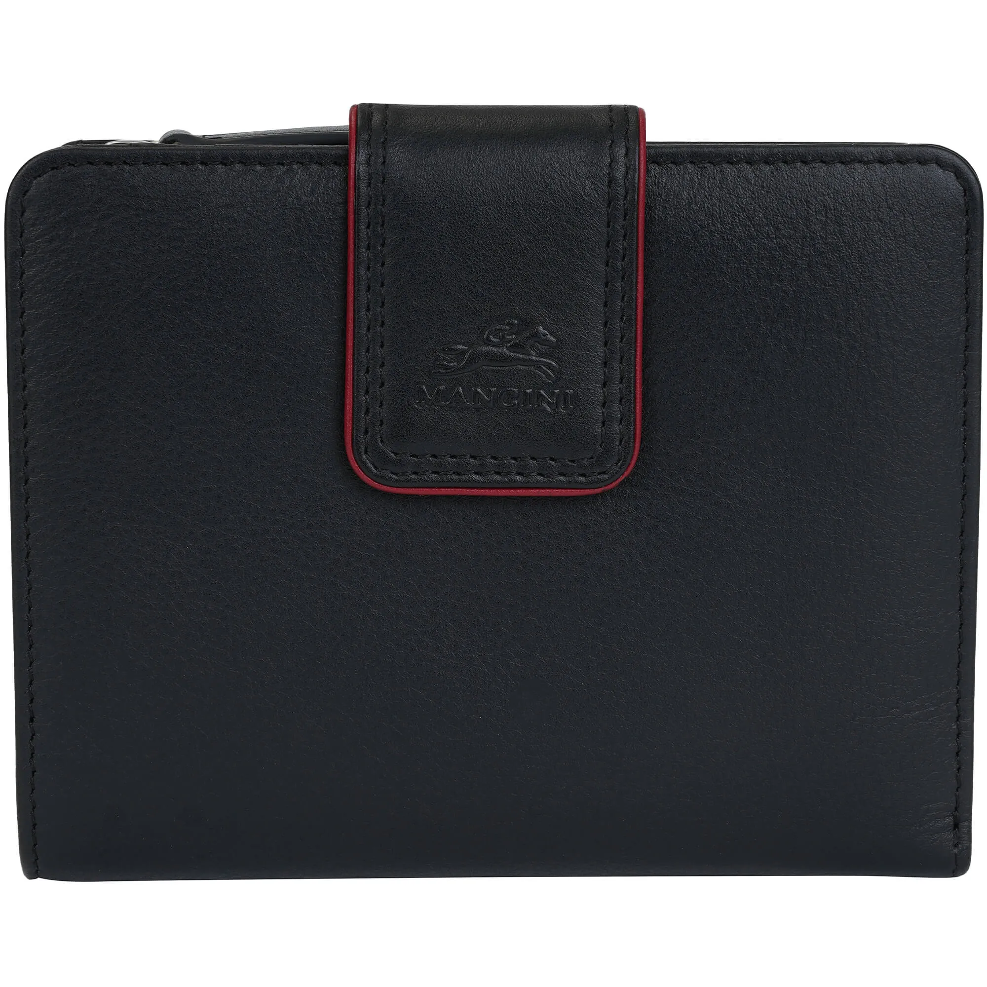 Mancini Sonoma Womens Medium Clutch Wallet with Enhanced RFID Protection