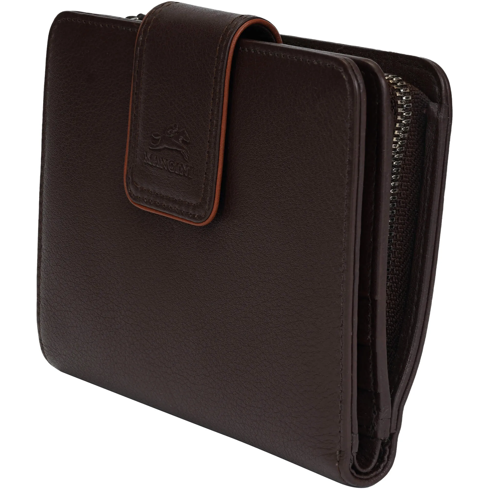 Mancini Sonoma Womens Medium Clutch Wallet with Enhanced RFID Protection