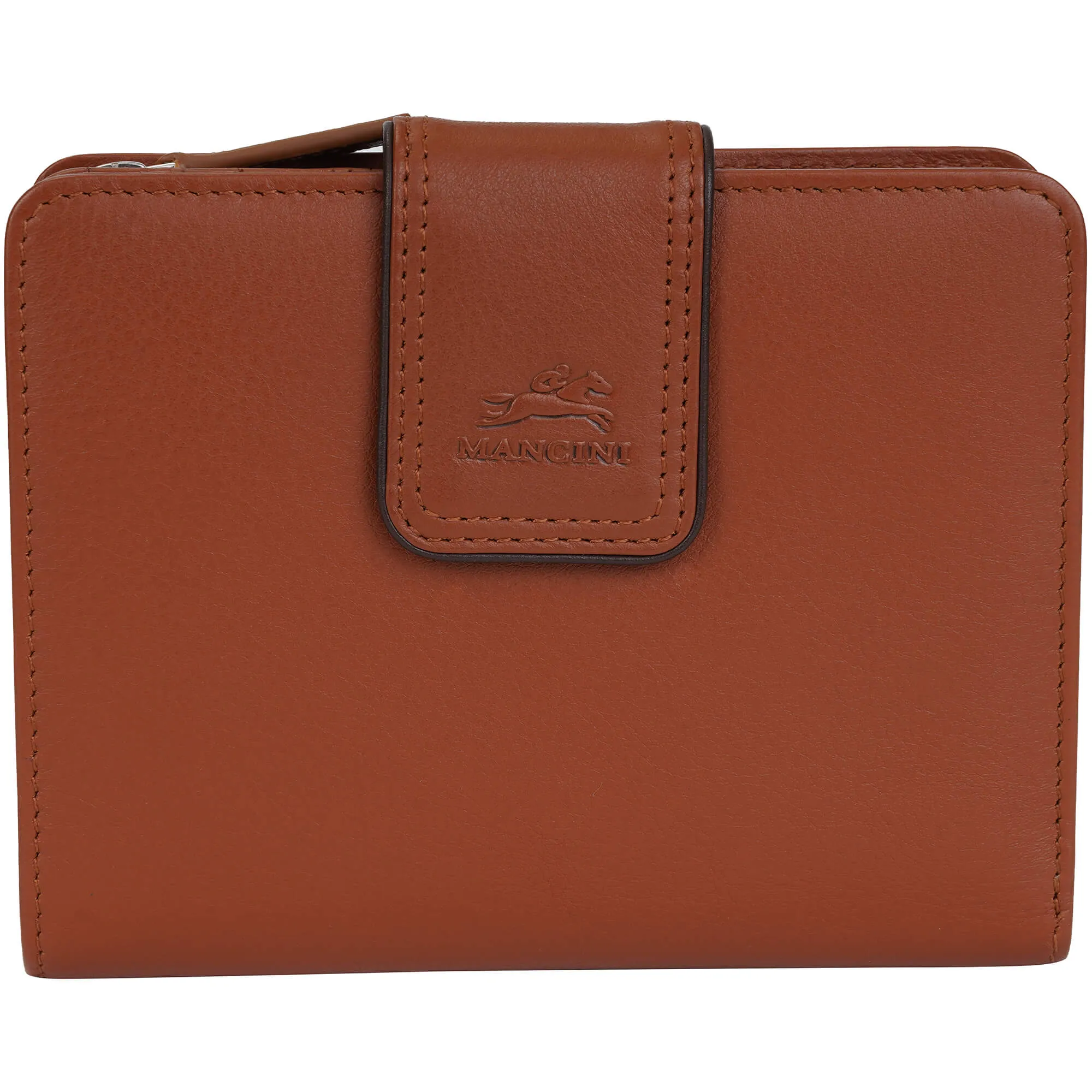 Mancini Sonoma Womens Medium Clutch Wallet with Enhanced RFID Protection