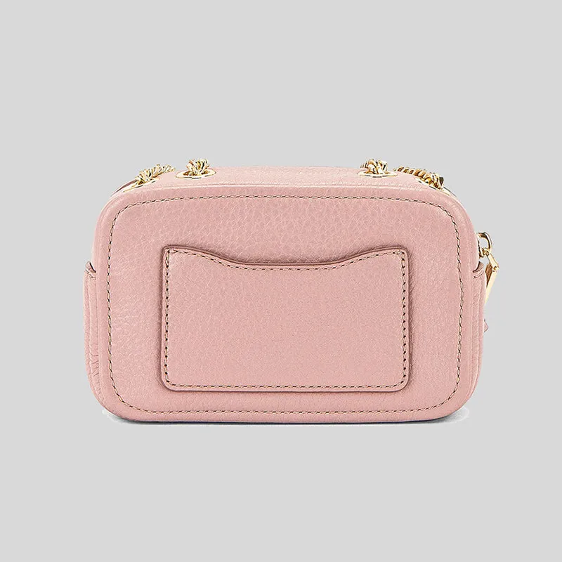 Marc Jacobs The Glam Shot Leather Crossbody H121L01FA21 Adobe Rose