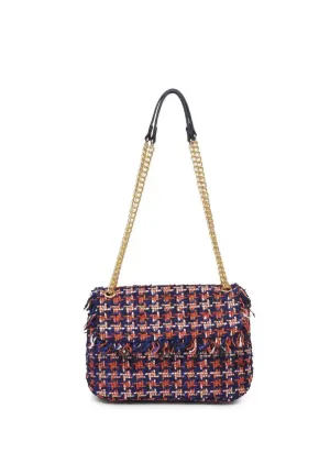 Margery Crossbody Bag In Red Multi