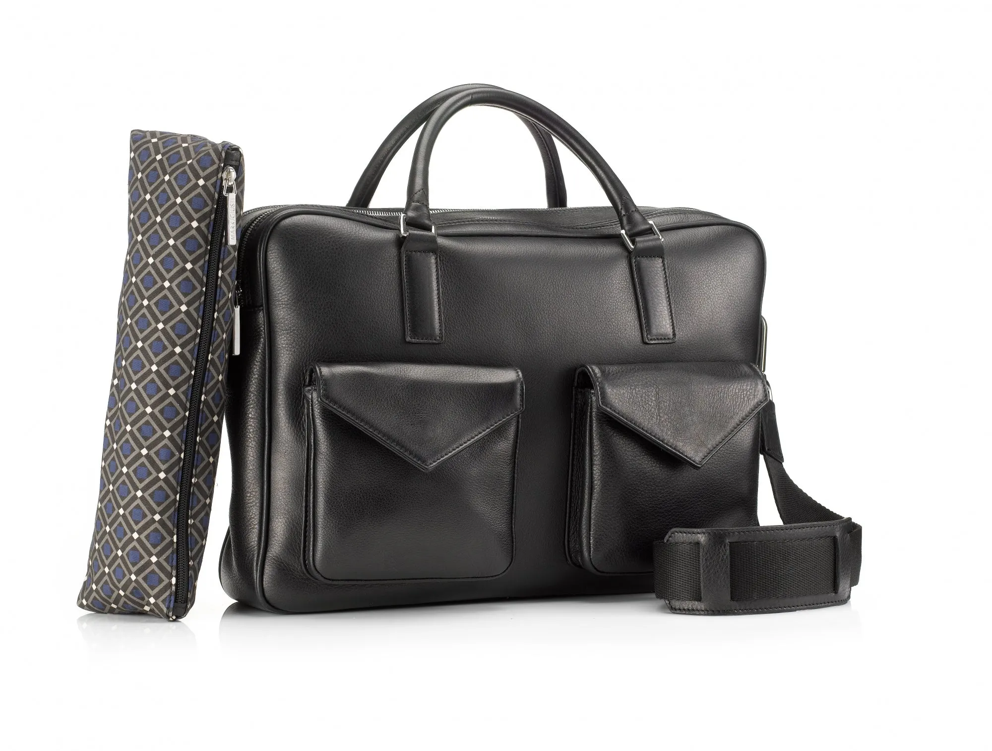 Mark / Giusti Milano Double Zip Bag with Two Pockets