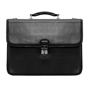 McKlein USA Ashburn 15.4" Leather Double Compartment Laptop Briefcase