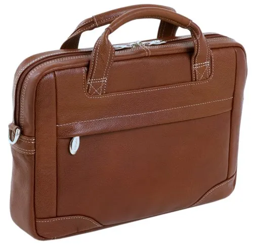 McKlein USA Bridgeport 15.6" Leather Large Laptop Briefcase