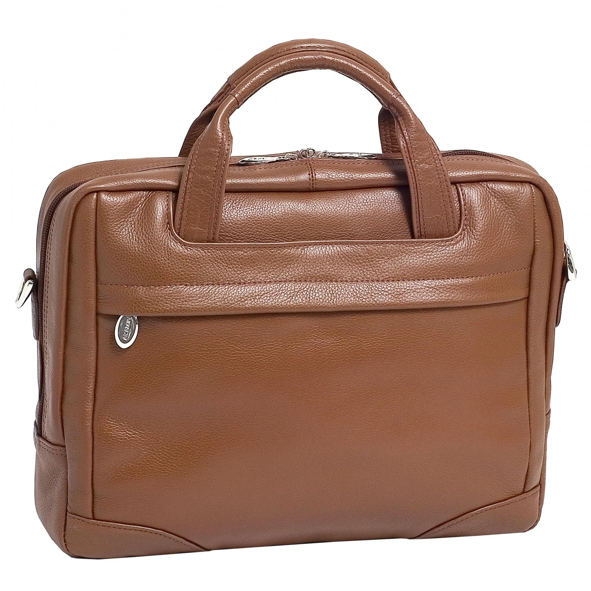 McKlein USA Bridgeport 15.6" Leather Large Laptop Briefcase